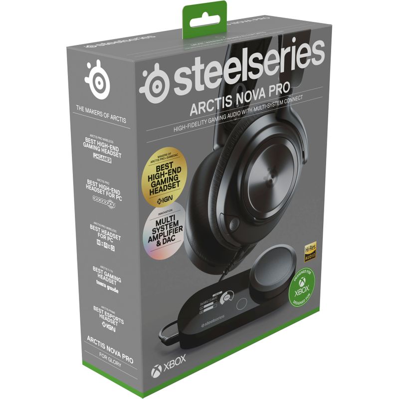 Alt View Zoom 11. SteelSeries - Arctis Nova Pro Wired Gaming Headset for Xbox X|S, and Xbox One - Black