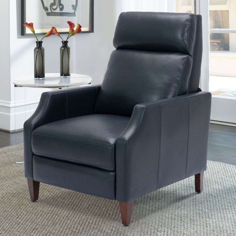 Brooklyn Faux Leather Push Back Recliner by Greyson Living - Caramel