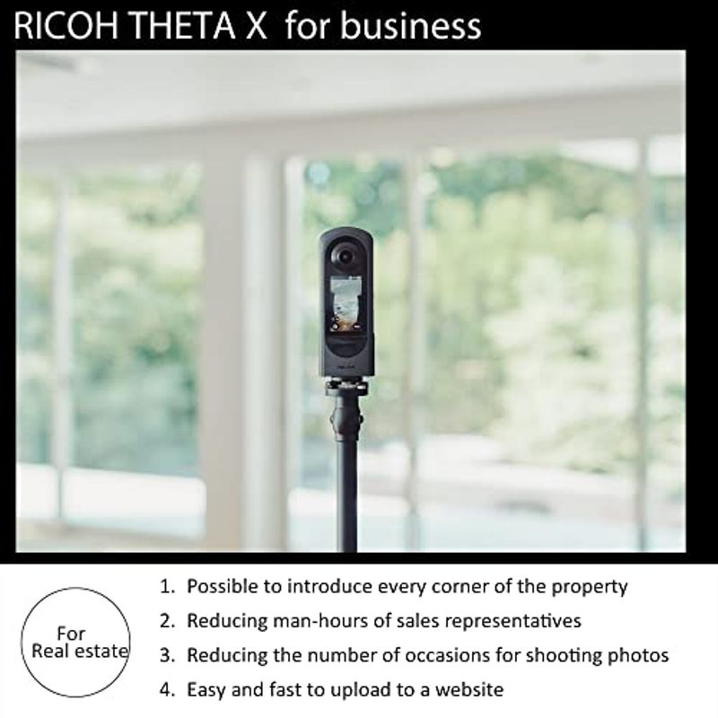 Ricoh THETA X 360 Degree 2.25" Touchscreen Spherical Camera