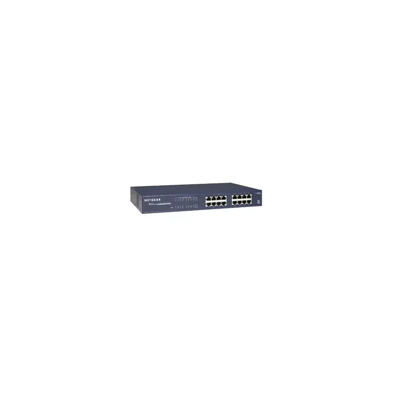 Netgear ProSafe 16-port 10/100/1000 Mbps Gigabit Ethernet Switch, 32 Gbps Switching Bandwidth, 2MB Buffer Memory