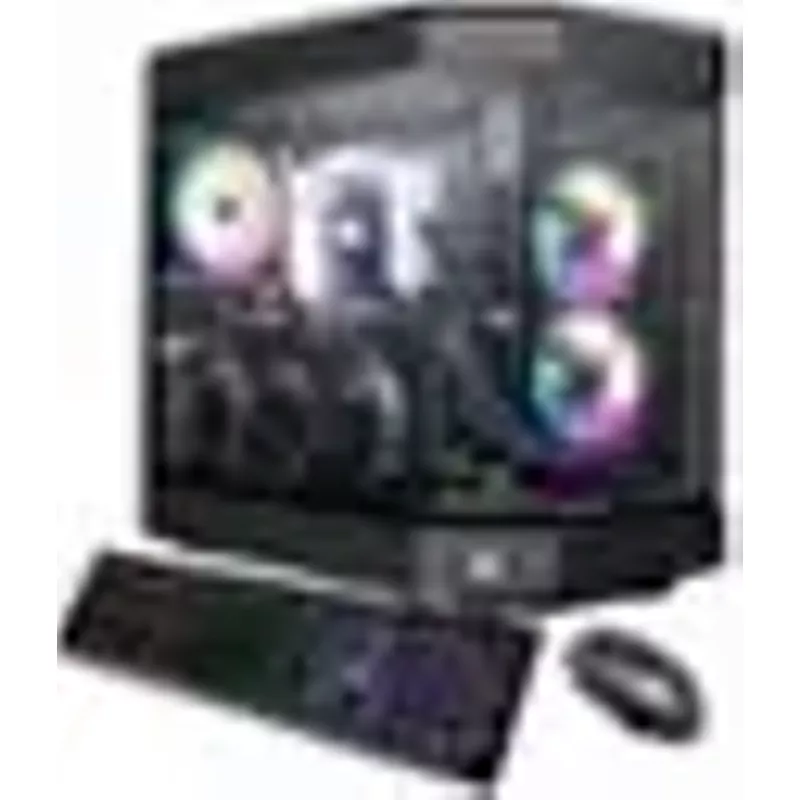 iBUYPOWER - Y60 Gaming Desktop - AMD Ryzen 7 7700X - NVIDIA GeForce RTX 4060Ti 8GB - 32GB DDR5 RAM - 2TB NVMe SSD - Black