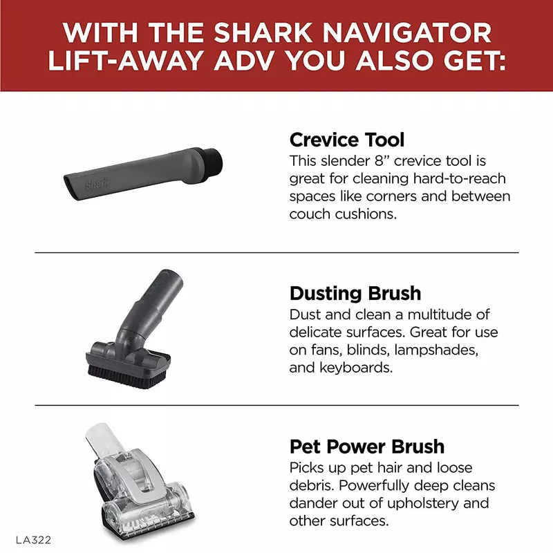 Shark - Lift-Away ADV Upright Vacuum Cleaner