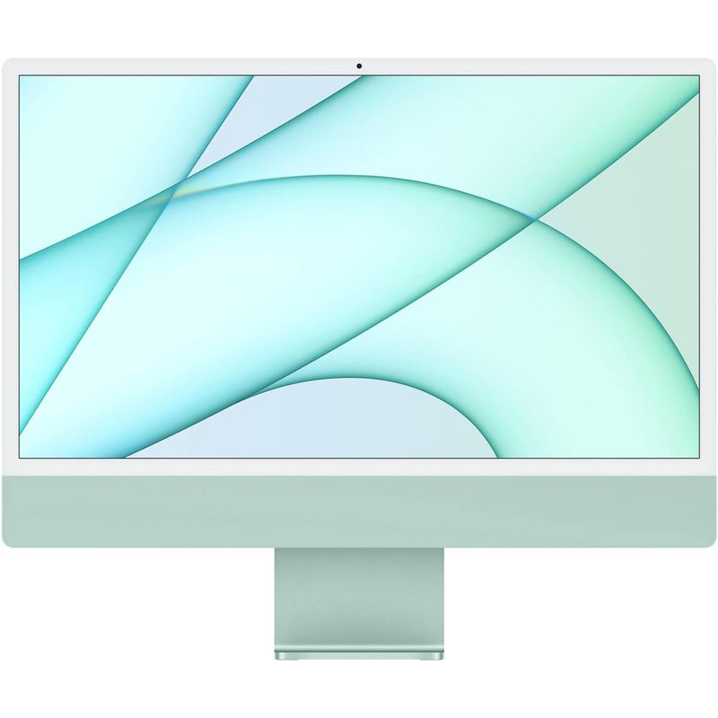 Apple - iMac 24" - Retina 4.5K Display - Apple M1 - 8GB RAM - 512GB SSD - Green - Mid 2021