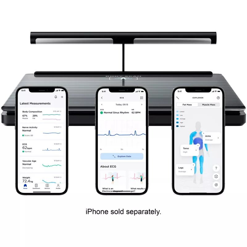 Withings - Body Scan - Connected Health Station - Black