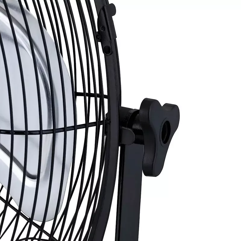 NewAir - 4000 CFM 18" Outdoor High Velocity Wall Mounted Fan with 3 Fan Speeds and Adjustable Tilt Head - Black