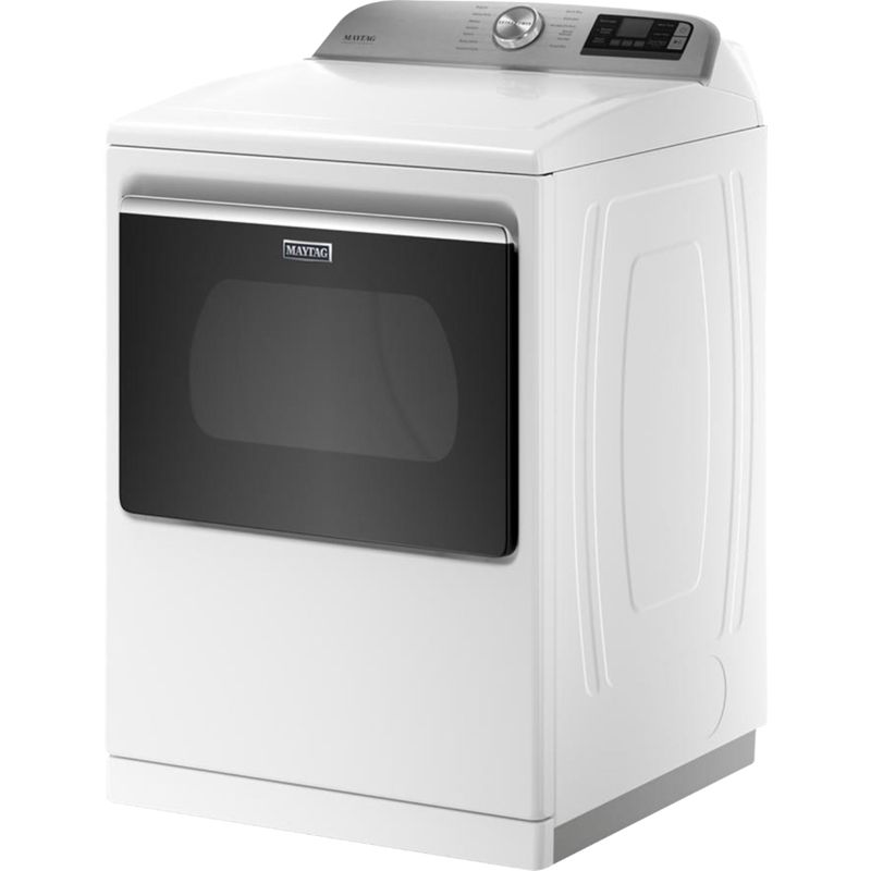 Left Zoom. Maytag - 7.4 Cu. Ft. Smart Electric Dryer with Steam and Extra Power Button - White
