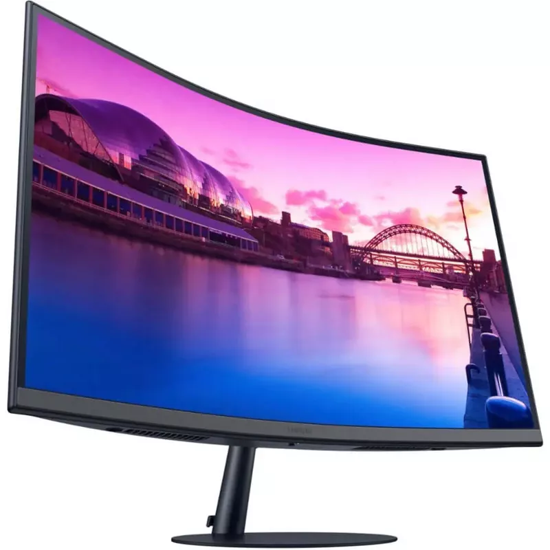 Samsung - 27" S39C series 1000R Curved FHD FreeSync Monitor (DisplayPort, HDMI) - Black