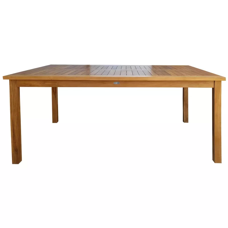 Chic Teak Antigua Rectangular Teak Wood Bistro Counter Table, 55 x 35 inch (table only) - Brown