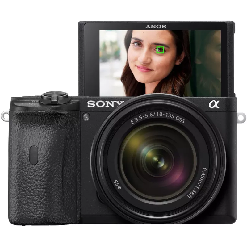 Sony - Alpha 6600 Mirrorless 4K Video Camera with E 18-135mm Lens - Black