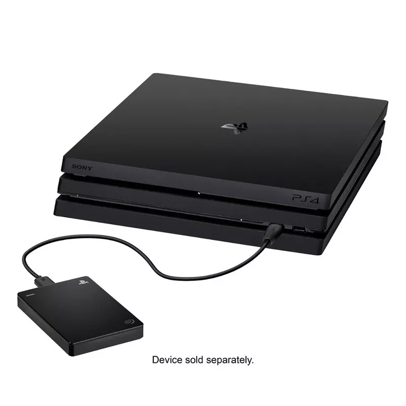 Seagate - Game Drive for PlayStation Consoles 4TB External USB 3.2 Gen 1 Portable Hard Drive - Black