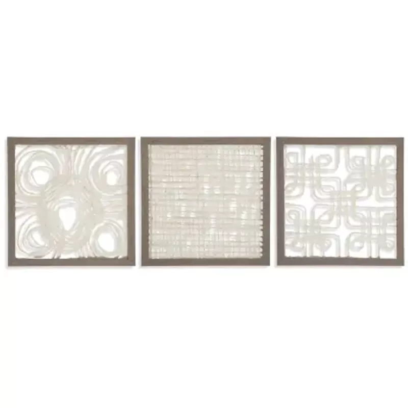 Cream/Taupe Odella Wall Decor Set (3/CN)