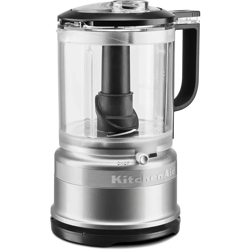 KitchenAid 5-Cup Food Chopper with Multi-Purpose Blade and Whisk Accessory, Contour Silver