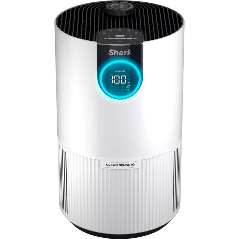 Shark - Clean Sense Air Purifier with Odor Neutralizer Technology  HEPA Filter  500 sq. ft. - White