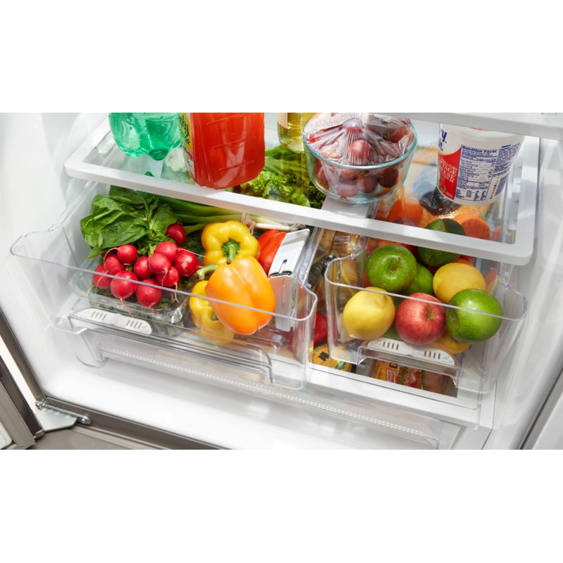 Alt View Zoom 11. Whirlpool - 19.7 Cu. Ft. French Door Refrigerator - Stainless steel