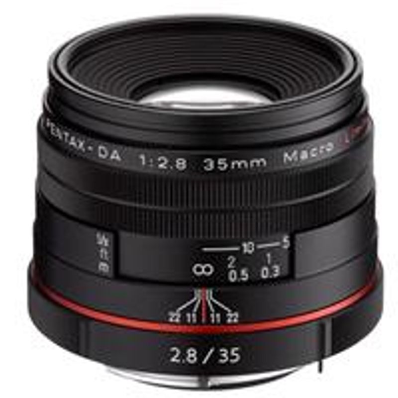 Pentax SMCP-DA 35mm f/2.8 HD Macro Limited Lens - Black, U.S.A. Warranty