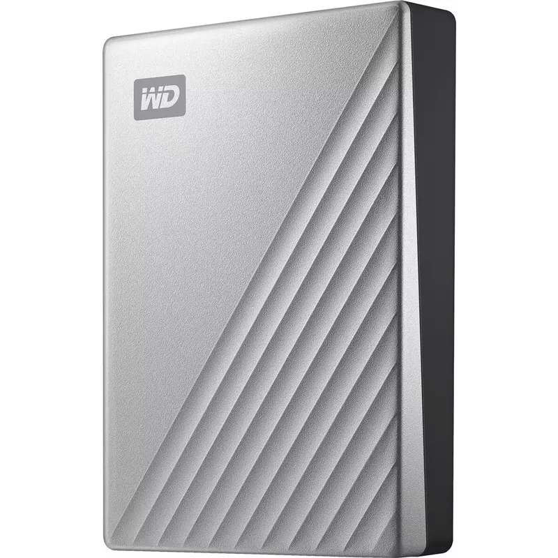 WD - My Passport Ultra 4TB External USB 3.0 Portable Hard Drive - Silver