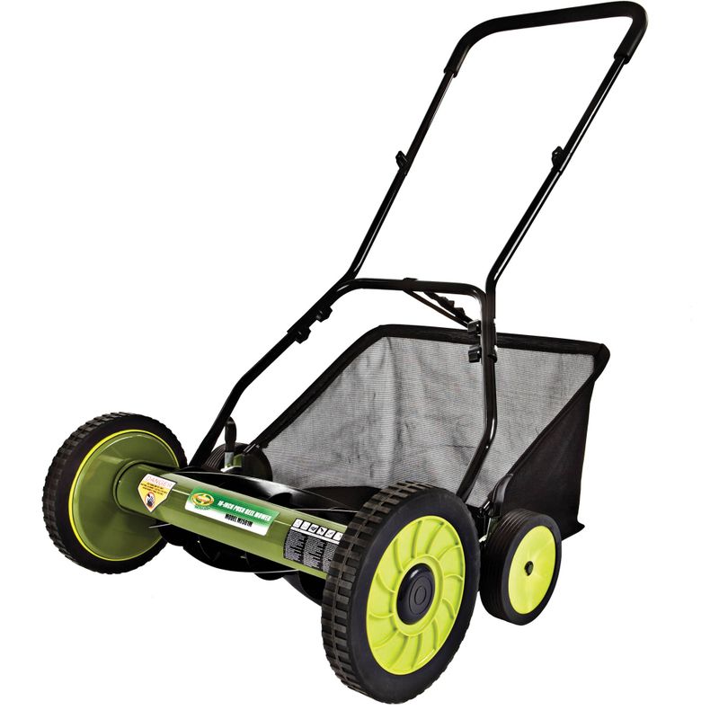 "Sun Joe Mow Joe 18"" Manual Reel Mower with Catcher"