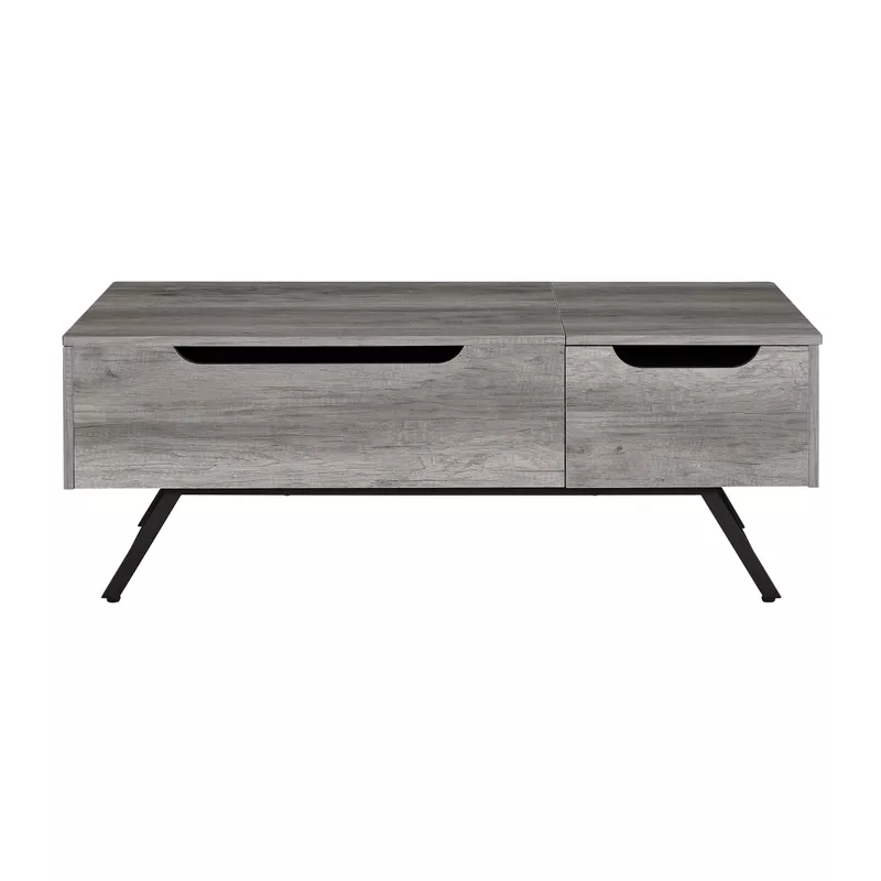 ACME Throm Coffee Table w/Lift Top, Gray Oak Finish