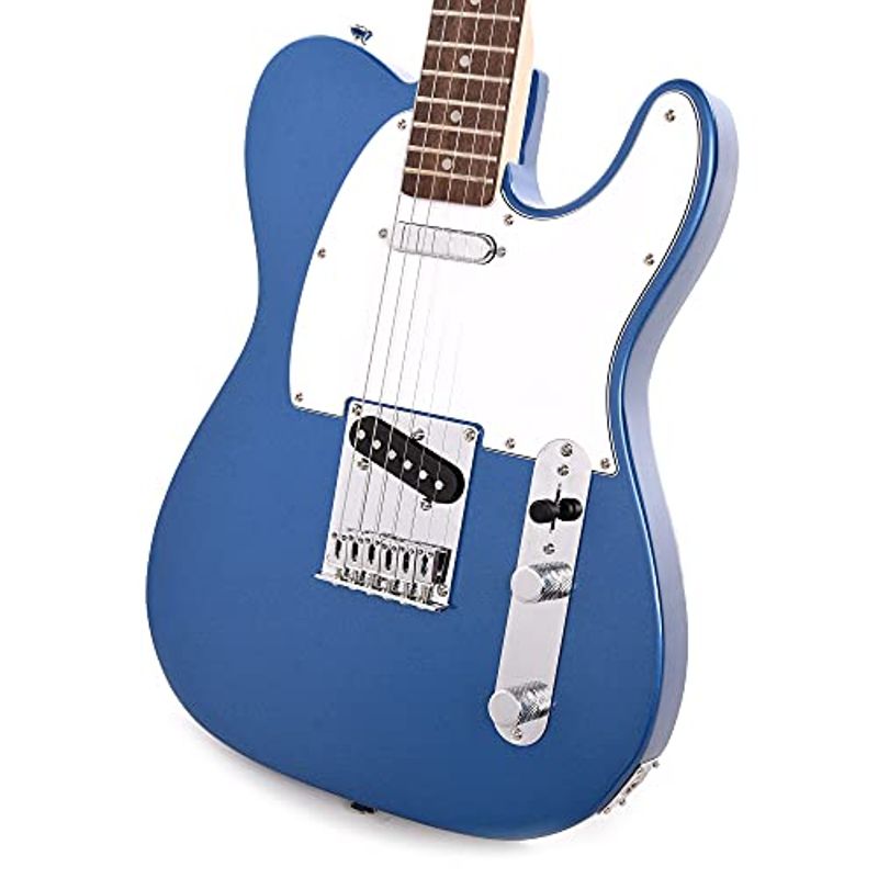 Fender 6 String Solid-Body Electric Guitar, Right, Lake Placid Blue (0378200502)