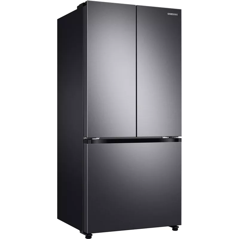 Samsung 18-Cu. Ft. Smart Counter-Depth 3-Door French Door Refrigerator, Brushed Black