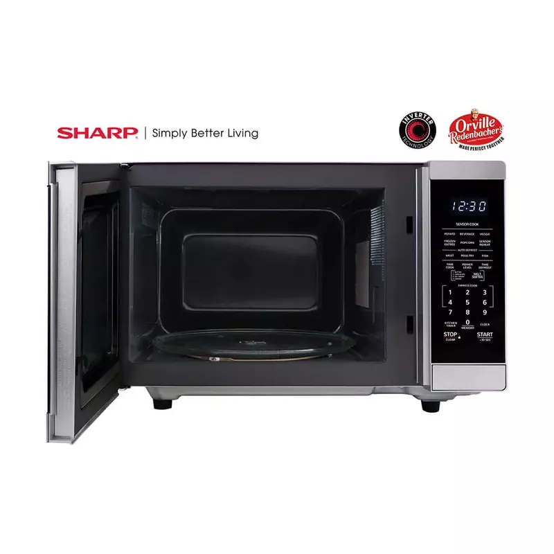 Sharp 1.4 Cu. Ft. Stainless Steel Countertop Microwave