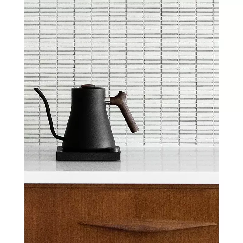 Fellow - Stagg EKG Electric Pour-Over Kettle - Matte Black + Walnut