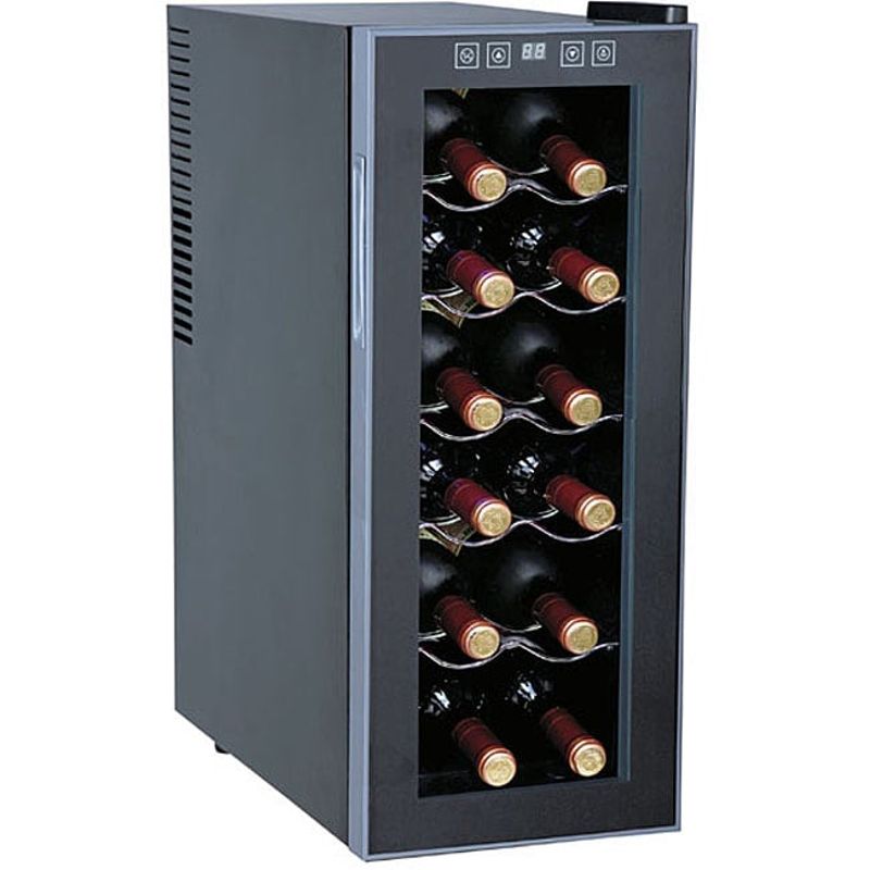SPT Thermoelectric 12-bottle Slim Wine Cooler - Thermo-Electric Slim Wine Cooler 12 Bottles