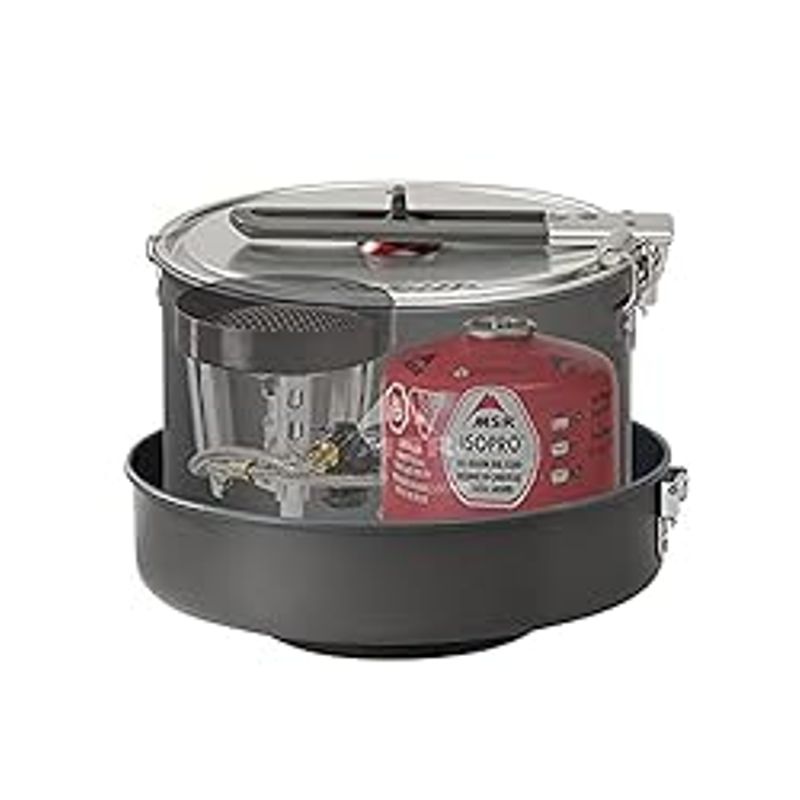 MSR WindBurner Combo Windproof Camping and Backpacking Stove and Cookware System 2.5L/1.5L