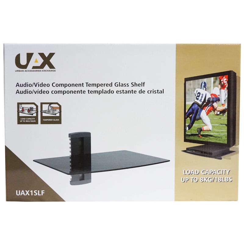 UAX Universal Glass Shelf Wall Mount