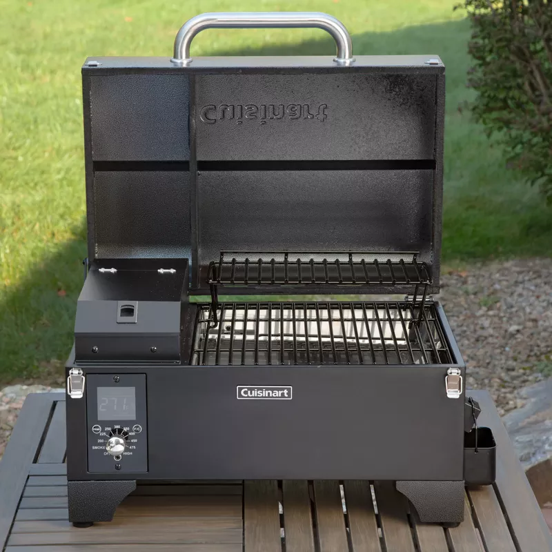 Cuisinart - Portable Wood Pellet Grill and Smoker - Black