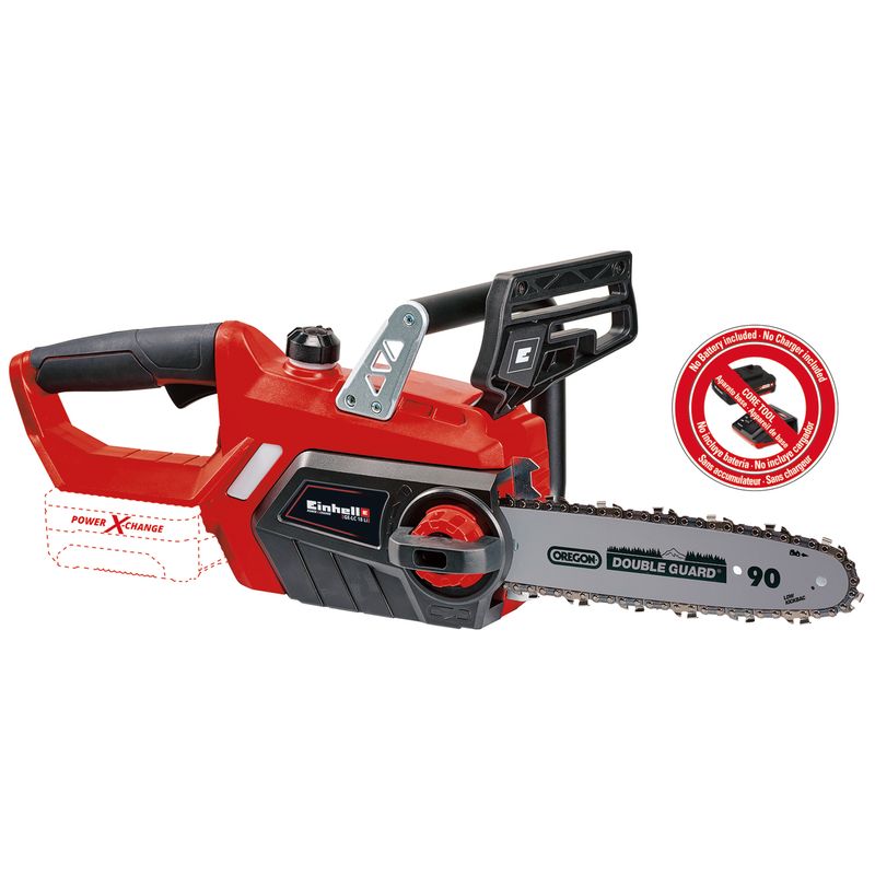 Einhell GE-LC 18 Li 18-Volt Power X-Change Cordless Chain Saw | 10-Inch | Tool Only
