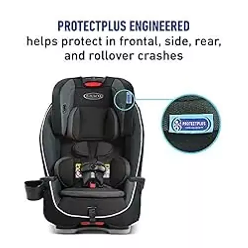 Graco Milestone 3 in 1 Car Seat, Infant to Toddler Car Seat, Gotham