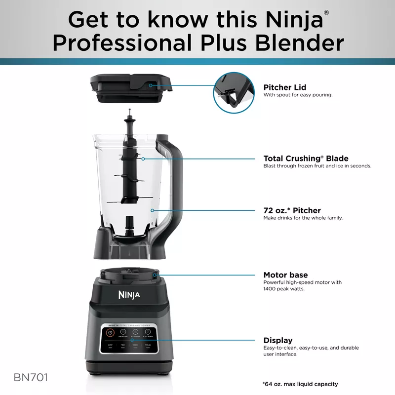 Ninja - Professional Blender w/ Auto-iQ