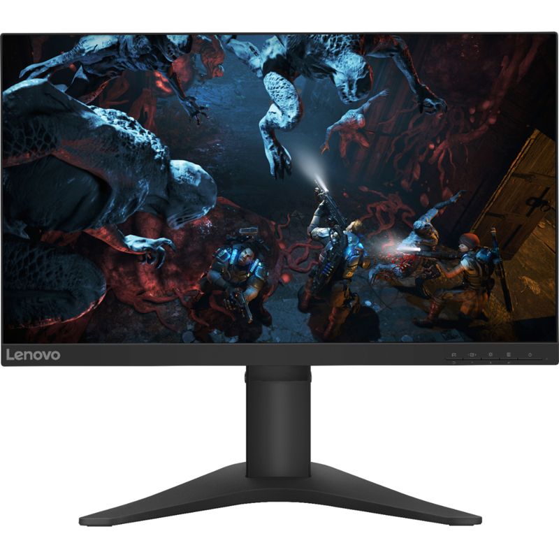 Front Zoom. Lenovo - G25-10 24.5" LED FHD FreeSync and G-SYNC Compatible Monitor (HDMI) - Raven Black