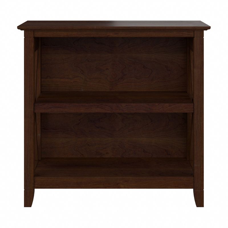 Key West Small 2 Shelf Bookcase by Bush Furniture - Pure White Oak