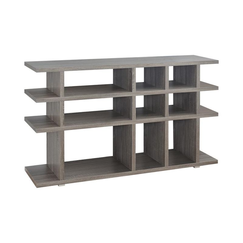 3-tier Bookcase Weathered Grey
