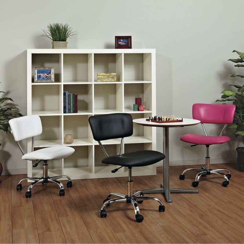 Vista Task Office Chair - Vista Task Office Chair, Pink Vinyl