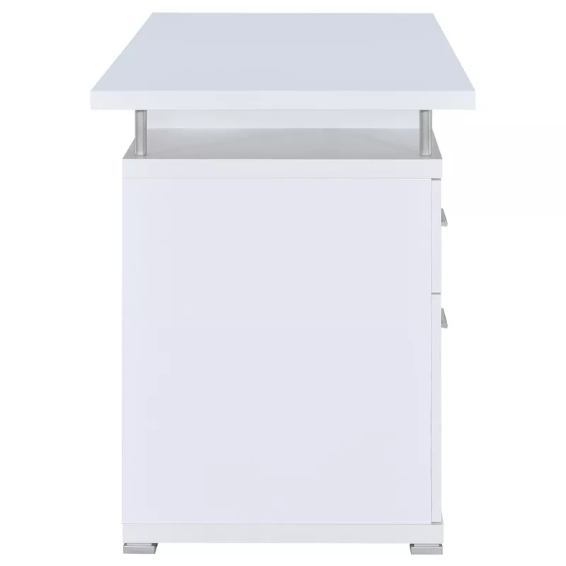 Tracy 2-drawer Computer Desk White