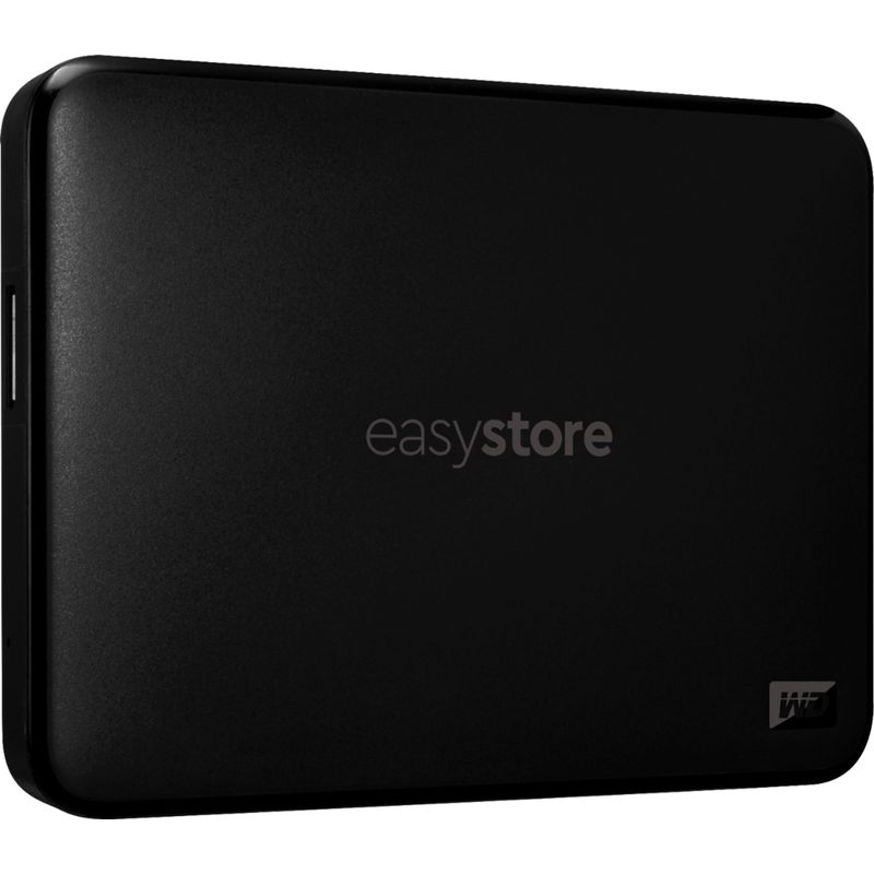 Left Zoom. WD - Easystore 1TB External USB 3.0 Portable Hard Drive - Black