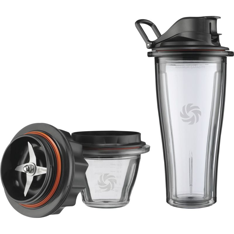 Angle Zoom. Vitamix - Ascent Series Blending Cup & Bowl Starter Kit - Black