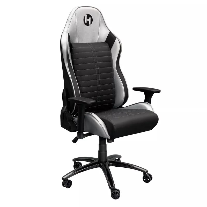 Ergonomic Racing Style Gaming Chair, Silver