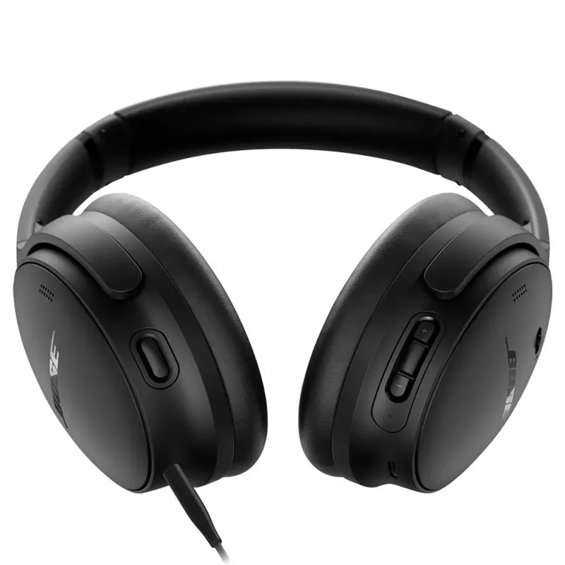 Bose QuietComfort Wireless Noise Cancelling Over-Ear Headphones, White Smoke With Power Bank