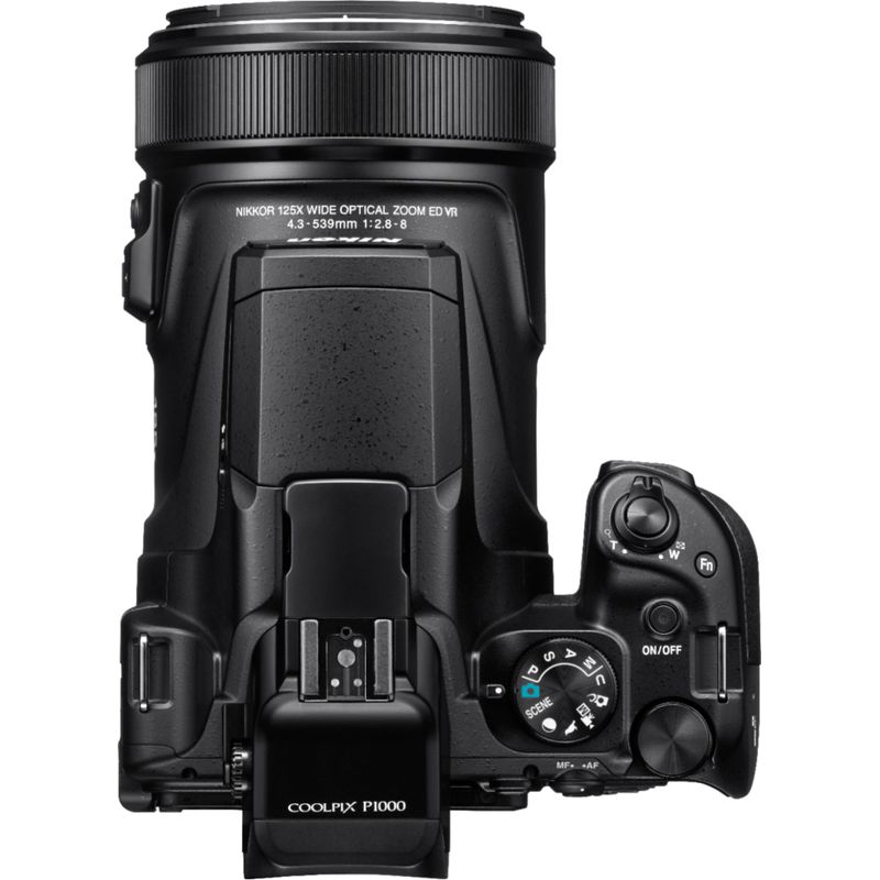 Top Zoom. Nikon - COOLPIX P1000 16.0-Megapixel Digital Camera - Black