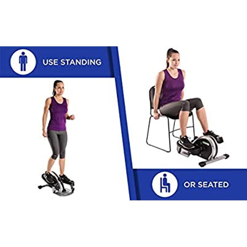 Stamina Inmotion E1000 Compact Strider - Seated Elliptical with Smart Workout App - Foot Pedal Exerciser for Home Workout - Up to 250 lbs...