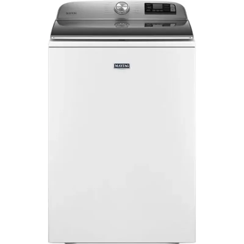 Maytag - 5.3 Cu. Ft. High Efficiency Smart Top Load Washer with Extra Power Button - White