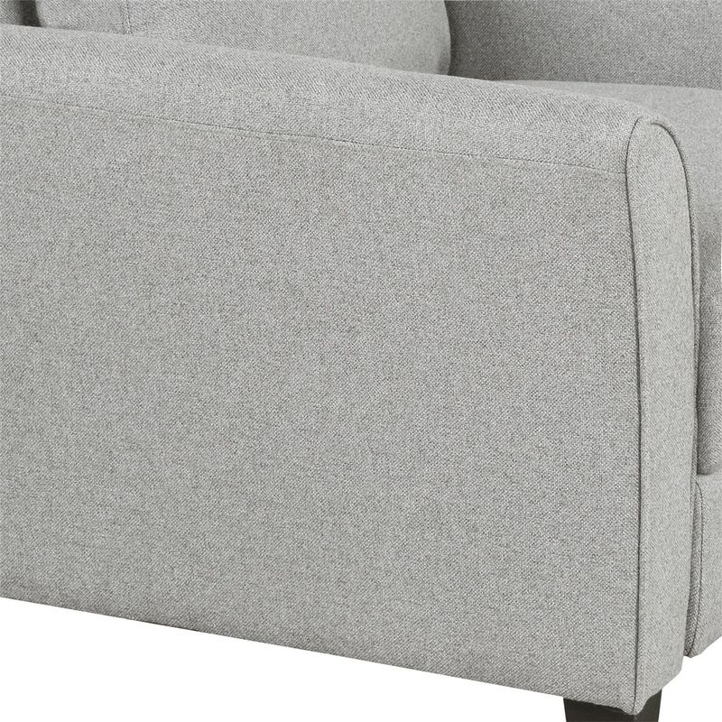 Living Room Furniture Armrest Single Sofa and Loveseat Sofa - Grey