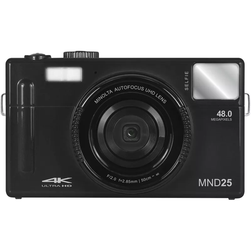 Minolta - MND25 48.0 Megapixel 4K Video Digital Camera - Black