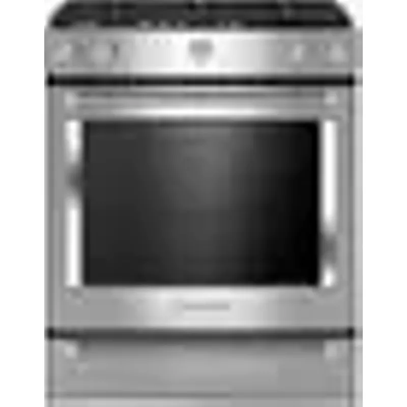 KitchenAid - 5.8 Cu. Ft. Self-Cleaning Slide-In Gas Convection Range - Stainless Steel