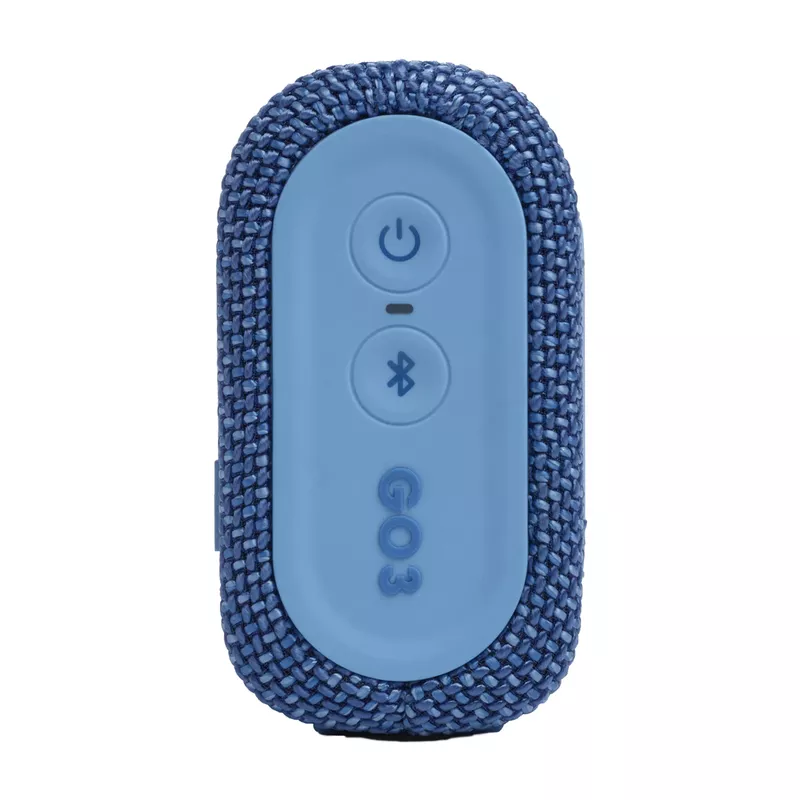 JBL - Go 3 Eco Ultra-Portable Waterproof Bluetooht Speaker Blue