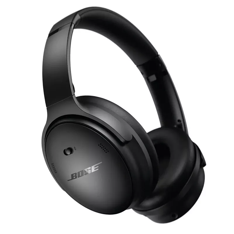 Bose QuietComfort Wireless Noise Cancelling Over-Ear Headphones, White Smoke With Power Bank